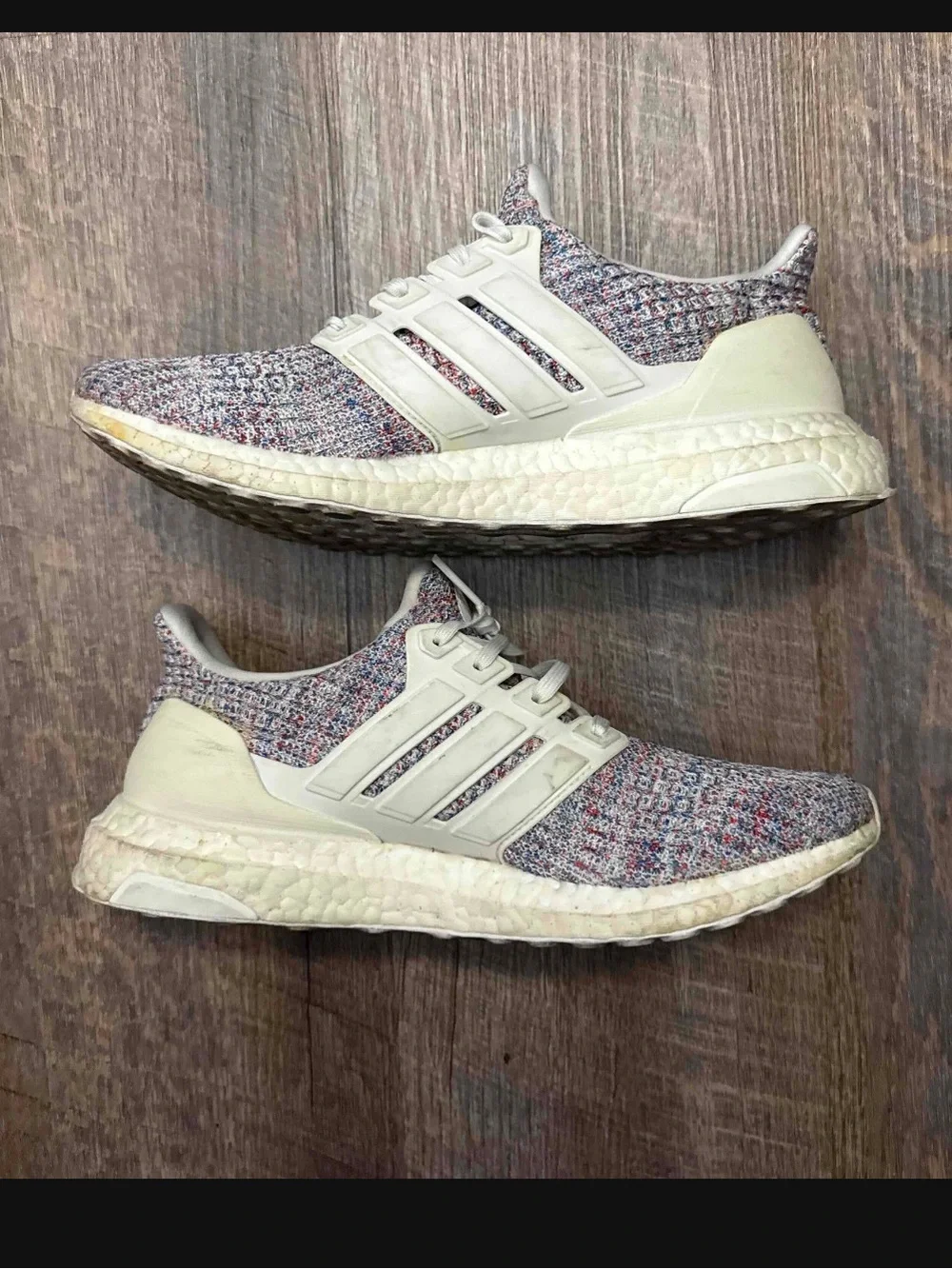 Adidas UltraBoost 4.0 White Multicolor Men’s Size 8.5 Sneakers Shoes
